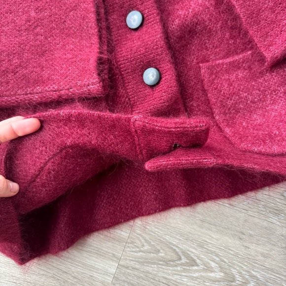 Sezane Thais Jacket Burgundy - Size L - Picture 4 of 7